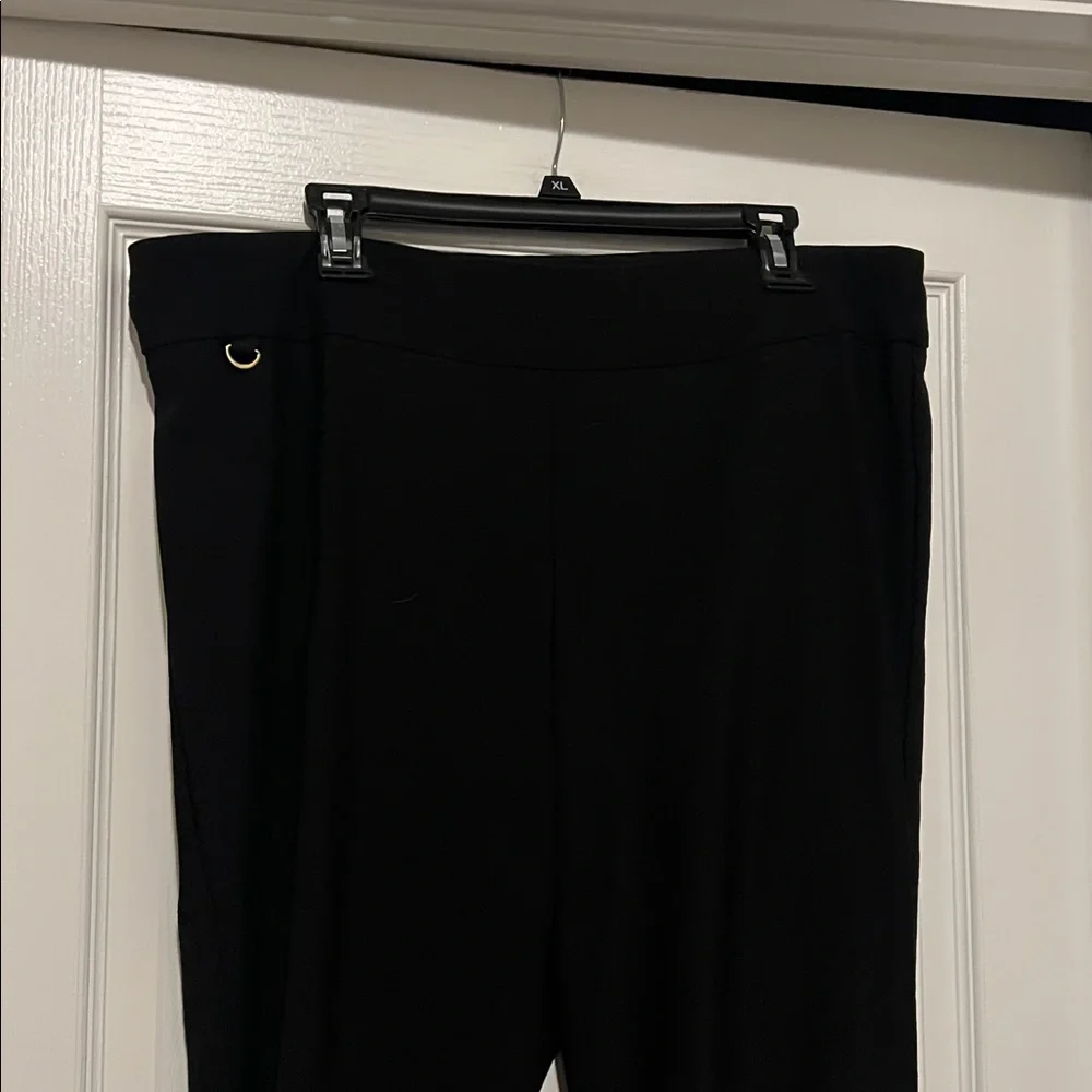 Valerie Stevens Pull On Dress Pants- Black